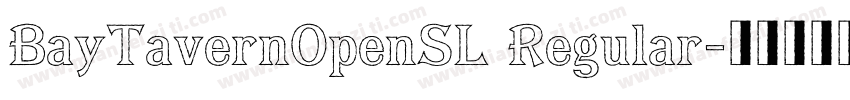 BayTavernOpenSL Regular字体转换